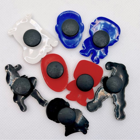 BOGO!! Crocs Style Shoe Charms Jibbitz Superhero Marvel DC Avengers 8 pc Set NEW - Picture 2 of 4